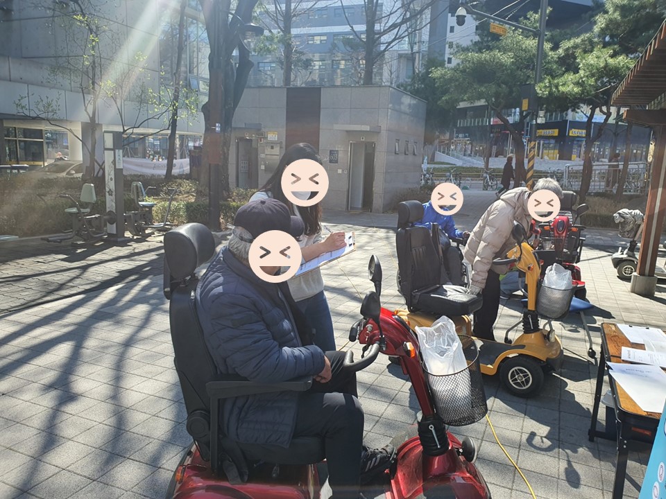 보조기기 세척 신청자의 신청 접수